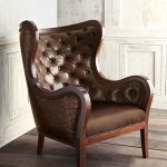 The Raymond leather chair by Massoud Furniture