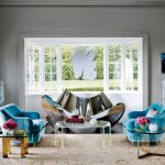 Blue Armchair Living Room - Living Room Ideas