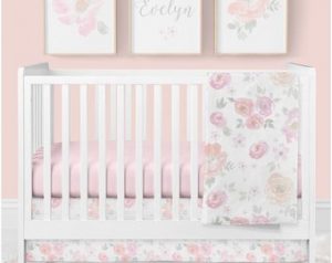 Girl crib bedding | Etsy