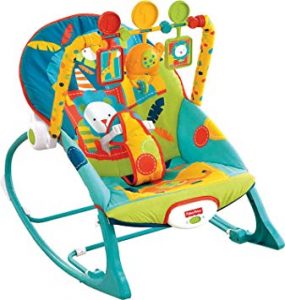 Amazon.com : Fisher-Price Infant-to-Toddler Rocker, Dark Safari