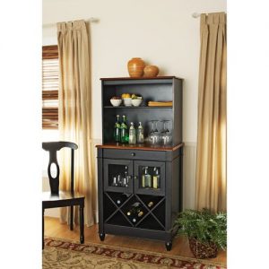 Simple and sleek bar hutch design. | Hutch Designs / Ideas