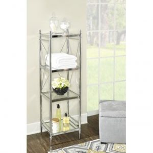 Free Standing Bathroom Shelving You'll Love | Wayfair