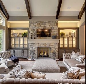 Beautiful family room u2026 | Fireplaces! | Pinteu2026