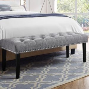 Grey Bedroom Benches You'll Love | Wayfair