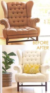 33 Best painted fabric chairs images | Armchair, Fabric Painting