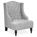 Amazon.com: Best Choice Products Tall Wingback Tufted Fabric Accent