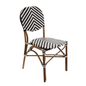 BLACK/WHITE CAFE BISTRO CHAIR