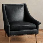 Leather Tillie Black Armchair