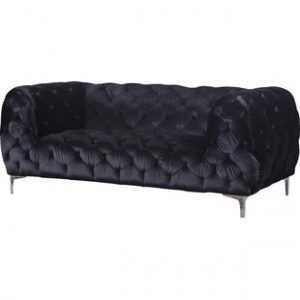 Black Velvet Loveseats You'll Love | Wayfair