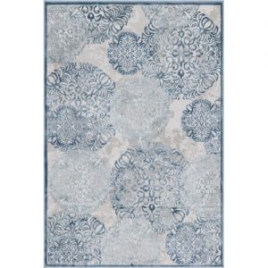 Bungalow Rose Delarosa Blue Area Rug - Walmart.com