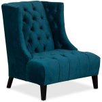 Meghan Accent Chair Blue (30.870 RUB) ❤ liked on Polyvore featuring