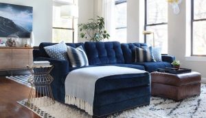 Navy Blue Sectional Sofa - Foter | living room | Pinterest | Blue