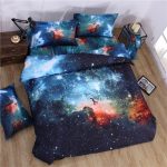 Universe Outer Space 3D Galaxy Bedding set Kids Boys Duvet Cover Set