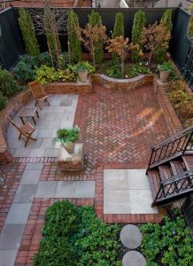 Stone Patio Designs Ideas | In the Garden | Pinterest | Brick patios