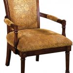Amazon.com: Furniture of America Traviata Arm Chair, Antique Oak
