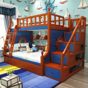 Children Beds Children Furniture solid wood All sides guardrail