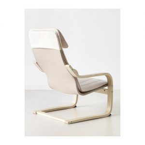 Ikea Poäng Children's Armchair, Birch Veneer, Almås Natural