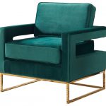 Noah Velvet Accent Chair - Contemporary - Armchairs And Accent