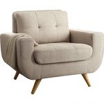 Amazon.com: Rosevera Elena Contemporary Armchair, Beige: Kitchen