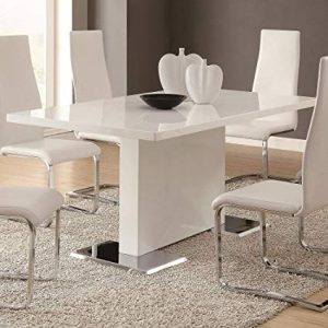 Amazon.com - Coaster Home Furnishings Glossy White Contemporary