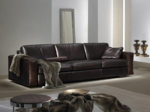 Contemporary Leather Sofa u2013 Gamma Kelly Sofa