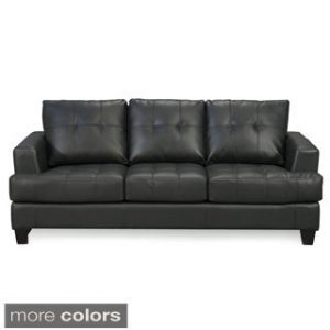 Shop Coaster Company Samuel Contemporary Bonded Leather Sofa - Free