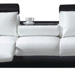 Contemporary Sofa, White and Black - Contemporary - Sofas - by