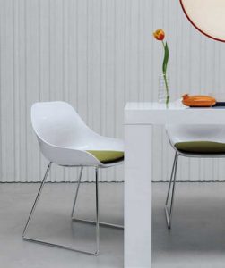 White Modern Dining Chairs - Thetastingroomnyc.com