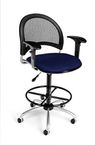 Amazon.com : Cool Office Chairs - Valdez Drafting Chair with Arms