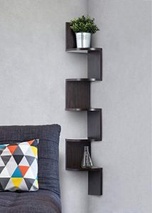 Amazon.com: Corner shelf - Espresso Finish corner shelf unit - 5