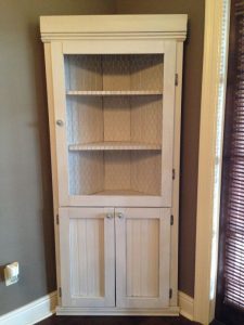 DIY Corner Hutch