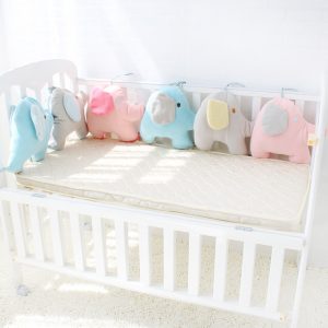 Baby Bed Bumper For Newborns Elephant Crib Bumper Infant Cot Crotch