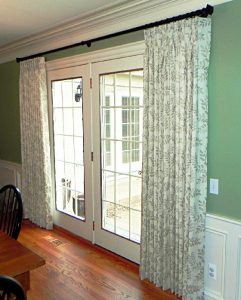 Curtains on french doors | Home Decorating Ideas: Curtain Panels for