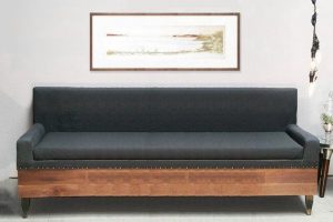 Custom Reclaimed Barn Wood Modern Industrial Sofa u2013 Hammers and Heels