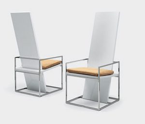 Straight Dining Chair Design by Ferruccio Laviani