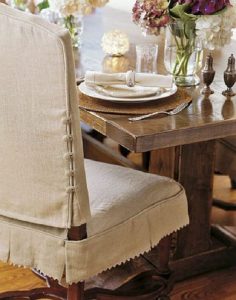 Knowing How to Make Dining Chair Slipcover: Beautiful Dining Room