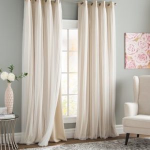 Grommet Drapes And Curtains | Wayfair