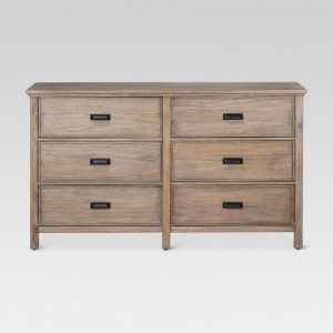 Gilford 6 Drawer Dresser - Rustic Gray - Threshold™ : Target