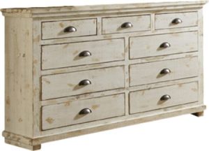 Castagnier 9 Drawer Dresser with Mirror & Reviews | Birch Lane