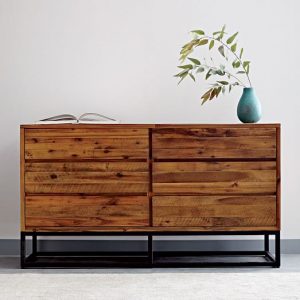 Logan Industrial 6-Drawer Dresser - Natural | west elm