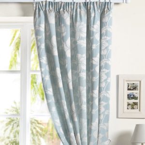 Renoir Duck Egg Pencil Pleat Curtains | Pencil Pleat Curtains