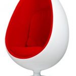 Fiberglass Egg Chair (Red Egg Chair) | Mid Century Modern Furniture