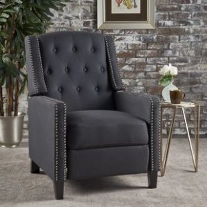 Overstuffed Fabric Recliner | Wayfair