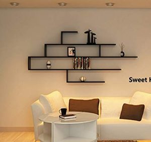 Amazon.com: Wall Mount Floating Shelves Display Bedroom Decorative