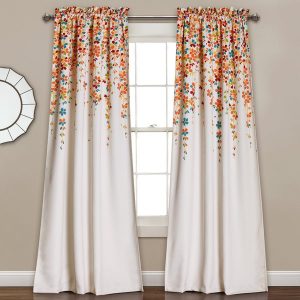 Latitude Run Cumberland Floral/Flower Room Darkening Thermal Rod