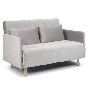 Linney Roll-Out Sofa Bed Dove Gray Velvet - Wyndenhall : Target