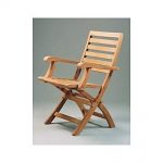Amazon.com: Andrew Folding Armchair By Anderson Teak: Kitchen & Dining