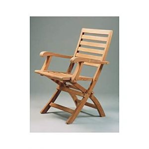 Amazon.com: Andrew Folding Armchair By Anderson Teak: Kitchen & Dining