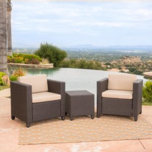 Hot sale all weather garden furniture balcony sofa set wicker