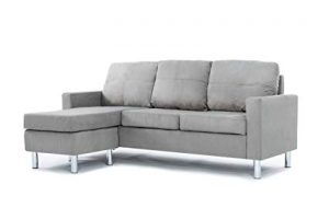 Amazon.com: Divano Roma Furniture Modern Microfiber Sectional Sofa